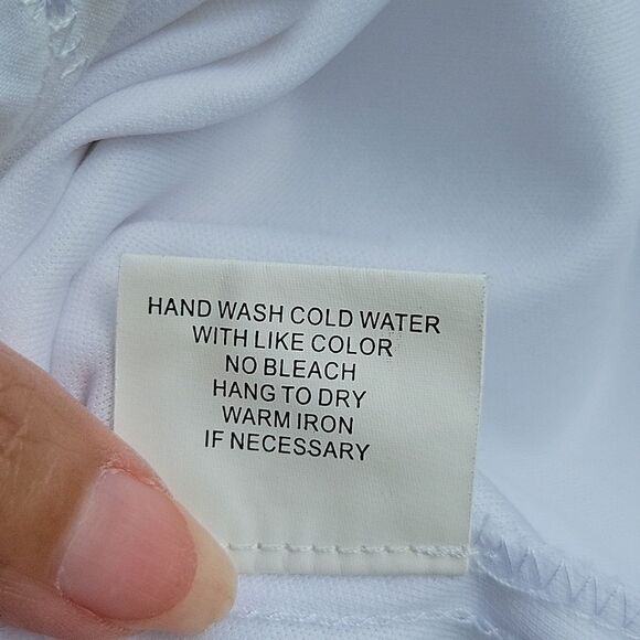 🦋EUC Rabbit Rabbit Rabbit White Cotton Eyelet Lace Sleeveless Summer Dress SZ16 - Picture 11 of 12